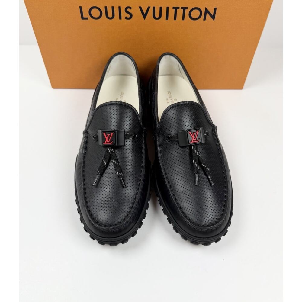 Size 7LV/9US - Louis Vuitton Racer Moccasin Loafers TRIED ON! - Picture 3 of 10